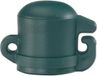 Alberts 866365 Paalkap voor universele palen | kunststof, groen | voor paal Ø 16 mm | set van 100