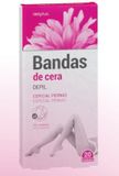 Deliplus Bandes de cire - 20 pièces - pour jambes - peau sensible