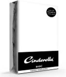 Cinderella Katoen Topper Hoeslaken - 90x200 cm - Wit