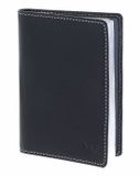Golden Head Leren identiteitskaarthoesje Bari RFID Protect Ausweishülle 4408 Marineblau