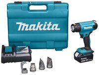 Makita Makita DHG181RT 18V Li-Ion Accu Heteluchtpistool Set (1x 5,0Ah) In Koffer - 550°C - 200l/min