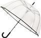 Discountershop B.V. Paraplu Ø85cm Transparant Stormbestendig Zwart