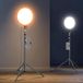 NEEWER Basics R12L Ringlicht met 160 cm statief/telefoonhouder/afstandsbediening, compatibel met iPhone, 15 W led, tweekleurige full-screen verlichting voor video-opnames, selfies, streaming, make-up