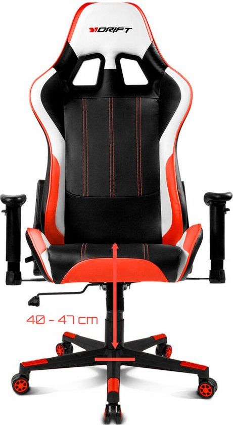 DRIFT GAMING Kantoorstoel DRIFT DR175 Rood Zwart