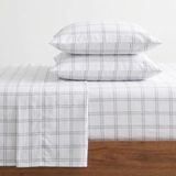 Eddie Bauer Home - Flanellen Collectie Katoenen Beddengoedlakenset, Pre-Shrunk & Brushed Voor Extra Zachtheid, Comfort en Gezellig Feel, King, Westridge Plaid
