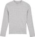 WE Fashion Meisjes geribd T-shirt Lichtgrijs Katoen Maat 158/164