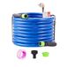 VEVOR 15 m verwarmde waterslang voor camper, verwarmde drinkwaterslang met vorstbescherming tot -45 °F, automatisch zelfregulerend, 5/8 inch ID met snelaansluitingsset, lood- en BPA-vrij