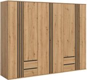 Xonox.Home Kledingkastcombinatie Tofta Artisan eiken imitatie B/H/D: 240x190x56 cm