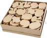 Creativ company Paas Decoraties - Hangende Decoraties voor Pasen - Papier Maché Paasornamenten met Jute Koord - Hoogte 10 cm - 114 Stuks