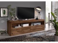 TORONTO Meuble TV 190x50 Palissandre teinté Cerisier fumé #147
