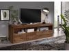 TORONTO Meuble TV 190x50 Palissandre teinté Cerisier fumé #147