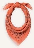 Notre-V Fee Scarve Sjaals Dames - Oranje - Maat ONESIZE