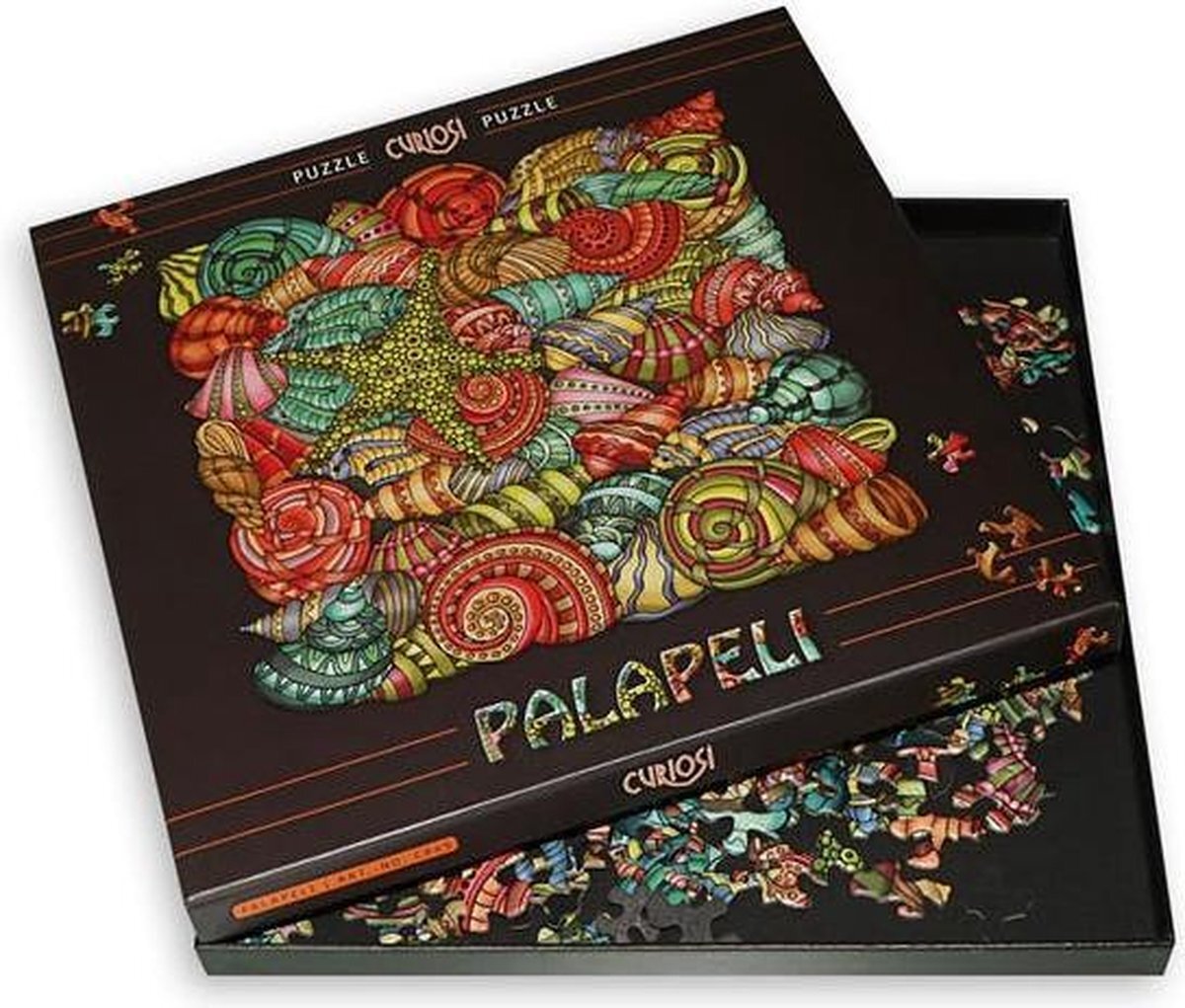 Curios Curiosi Palapeli - Puzzel schelpen (extra moeilijk: 211 lastige stukjes)