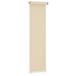 Maison Exclusive - Store extérieur exclusif, couleur crème, dimensions 65 (largeur) x 230 (hauteur) cm, fabriqué en HDPE