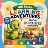 Little Libri GmbH Little Dragon Learning Adventures: My First Opposites Adventure Paperback