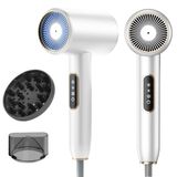 Merkloos Ionische haardroger - 2400 W - 3 temperatuurstanden - 2 snelheden - Diffuser