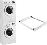 en.casa Stapelkit universeel met spanband en ratel wit