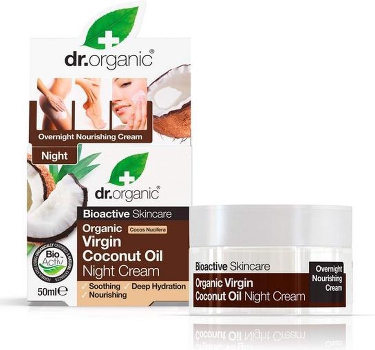 Dr. Organic Virgin Coconut Oil Night Cream 50ml