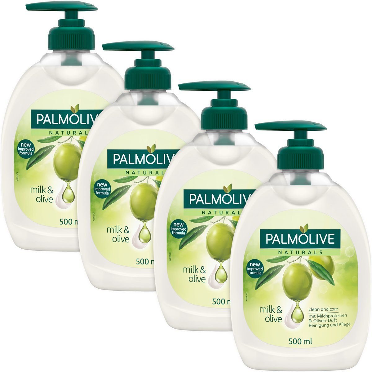 Palmolive Naturals Olijf wascreme 4 x 500ml