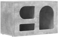 vidaXL TV Kast ELST 60 x 35 x 40 cm Beton Grijs Bewerkt hout