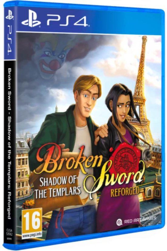 red art games Broken Sword - Shadow of the Templars: Reforged PS4 Game