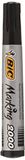 BIC 820915 - Bic 2000 permanente marker 17 mm kogel 820915, zwart