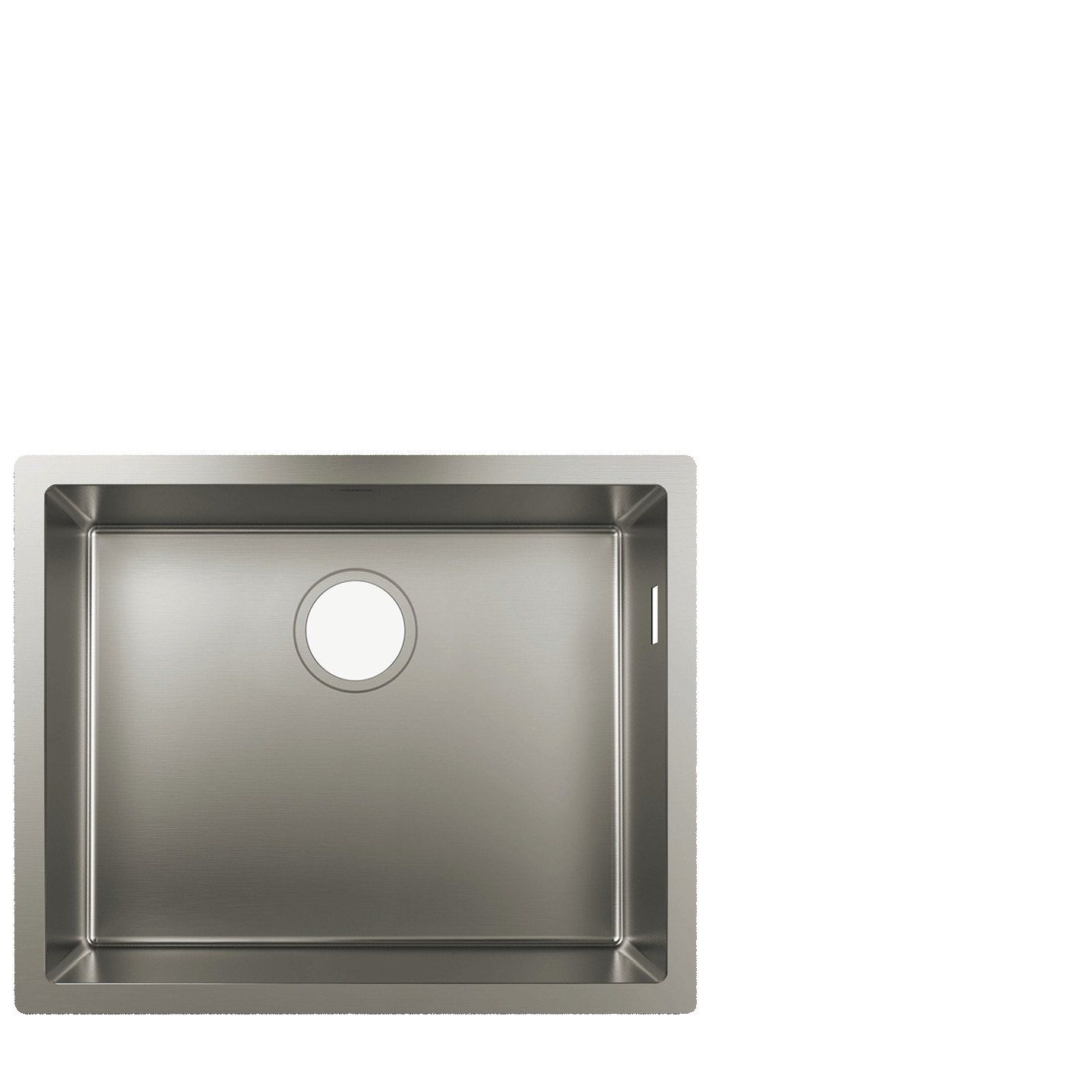 Hansgrohe gootsteen, roestvrij staal Onderbouwspoelbak 50 cm 60cm Unterschrank chroom