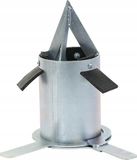 Pak-Rol - Vanne de vidange - Big-Bag - Acier inoxydable - 255mm