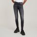 G-Star Lhana Skinny Wmn Dames Jeans Faded Black Magnet Katoen Elastaan W23L30