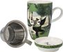 Goebel - Rosina Wachtmeister Thee Mok met zeef Una passeggiata nel verde Beker - porselein - 450ml