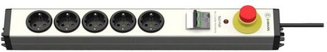 Ehmann 0873x00052035 Stopcontactsplitter Zilver, Zwart Randaarde stekker 1 stuk(s)