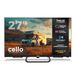 Cello CTRAV-27TZ 27" Smart 12V TV de voyage avec Tizen OS de Samsung, réception satellite, hub de jeu, haut-parleur pitch perfect, bluetooth, idéal pour camping-cars et bateaux, triple tuner