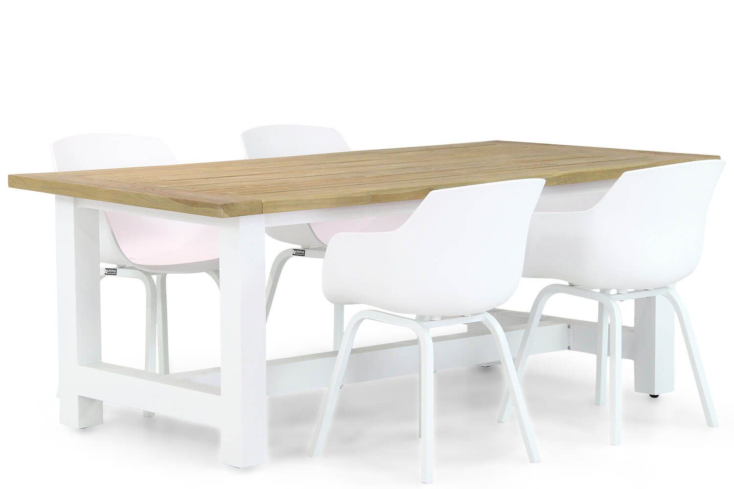 Lifestyle Garden Furniture Lifestyle Salina/Los Angeles 200 cm dining tuinset 5-delig - 7434233074058