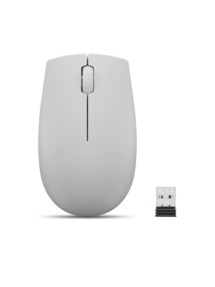 Lenovo 300 Wireless Compact Mouse - Arctic Grey