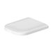 Duravit Happy D.2 WC-zitting met SoftClose-scharnieren in roestvrij staal, met softclosing mechanisme, 0064590000, Kleur: wit