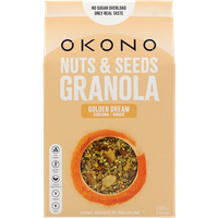OKONO Nuts & Seeds Granola Golden Dream Curcuma & Ginger - 250g