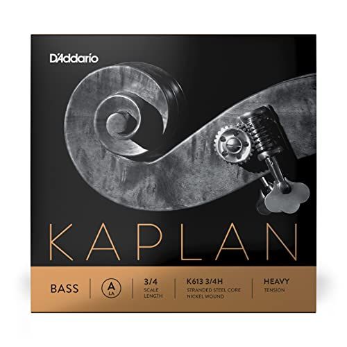 D'Addario K613-3/4H Kaplan Contrabas Snaar 'A' Nikkel 3/4 Heavy