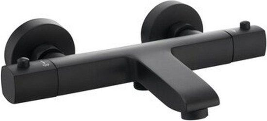 Nemo Go Badkraan - Thermostatisch - Zwart Mat - 26.6cm