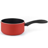 Fagor Maxima Casserole, induction, 16 cm, forged aluminium, 4 mm thick, eco-friendly non-stick coating, XYLAN PLUS PFOA-free, suitable for all cooktops, glass ceramic, gas, dishwasher, red
