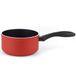 Fagor Maxima Casserole, induction, 16 cm, forged aluminium, 4 mm thick, eco-friendly non-stick coating, XYLAN PLUS PFOA-free, suitable for all cooktops, glass ceramic, gas, dishwasher, red