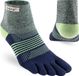 Injinji Womens Trail Mini-Crew Coolmax Stargazer Blauw Gestreept Sokken (Maat 35-40)