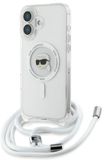 Karl Lagerfeld Sac bandoulière - iPhone 16 - Transparent - MagSafe