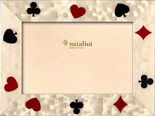 Natalini FORTUNA 10X15 fotolijst met ondersteuning voor tafel, Tulipwood, wit, 10 x 15 x 1,5