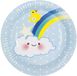Panda - Set 6 Bordjes Baby boy (23 cm)