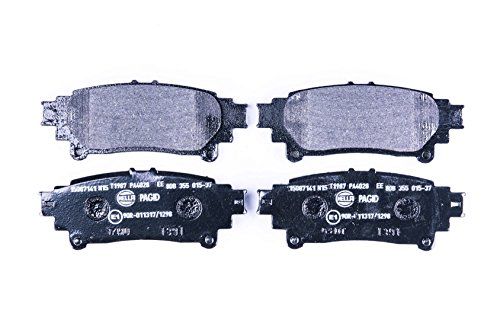 HELLA PAGID 8DB 355 015-371 Remblokkenset - T1987 - Dikte: 15mm - Niet geschikt voor slijtage waarschuwingscontact - voor o.a. LEXUS / TOYOTA