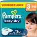 Pampers 2x Baby Dry Luiers Maat 3 (6-10 kg) 74 stuks