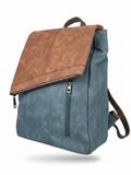 Kumixi Sac à dos en jean bleu