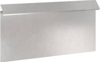 vidaXL Slakkenhekje - 16 stuks - 50 x 3,5 x 25 cm - Roestvrij staal - Zilver