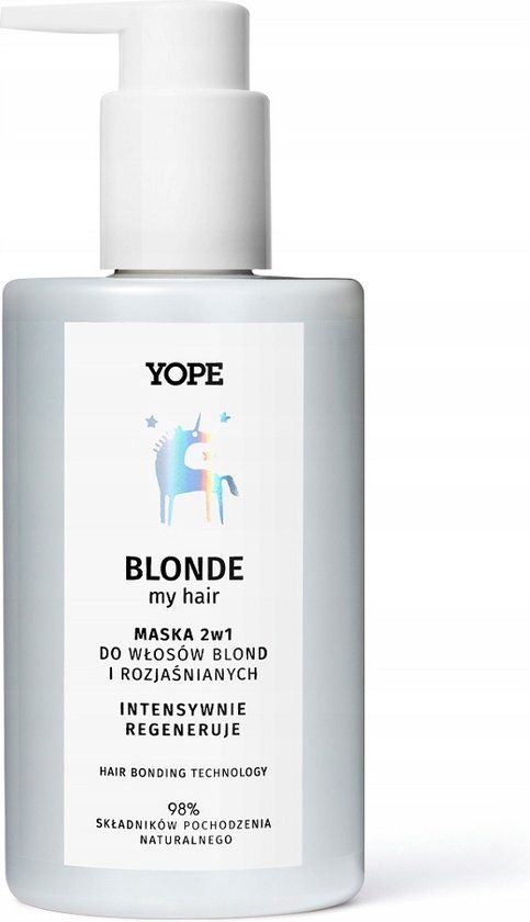 Yope Blonde My Hair 2-in-1 masker voor blond en gebleekt haar 300ml