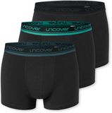 Uncover by Schiesser Schiesser Uncover 3-pack Heren Shorts - Zwart